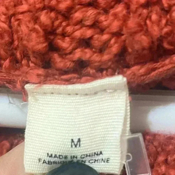 Anthropologie Moth Cable Knit Mock Neck Sweater Size Medium - Picture 5 of 7